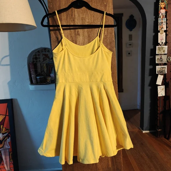 Manners London Jola Skater in Yellow - Picture 2 of 6